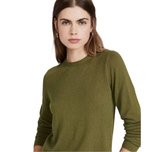 Vince Cashmere Sweater Olive Green Size XS - Picture 6 of 8